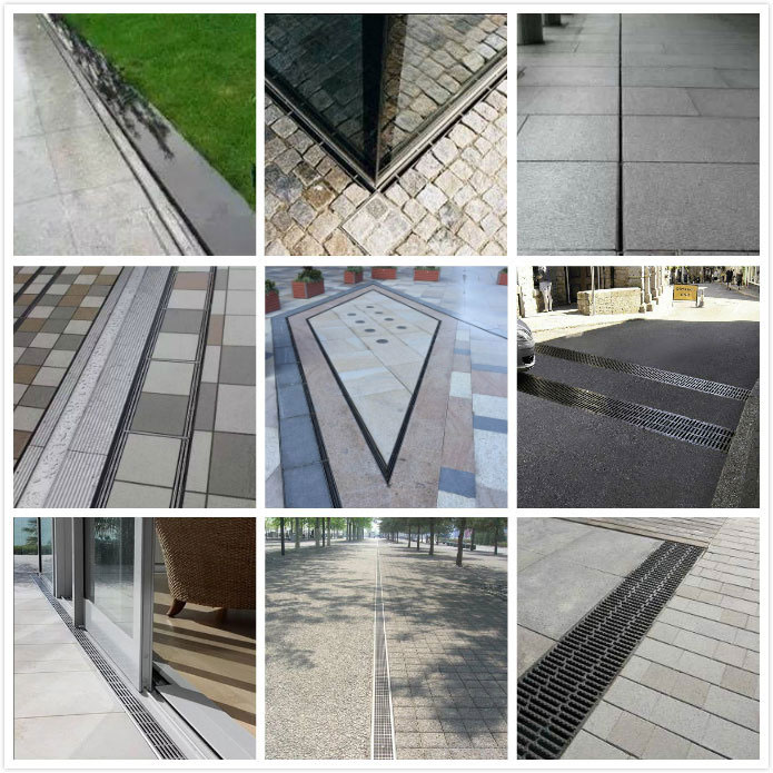 缝隙式线性排水沟案例图